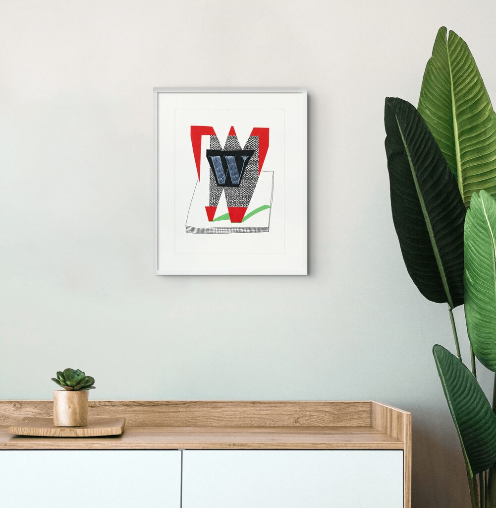 David Hockney, 'W', from Hockney's Alphabet, 1991
