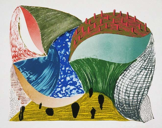 David Hockney, Gorge d'Incre, 1993
