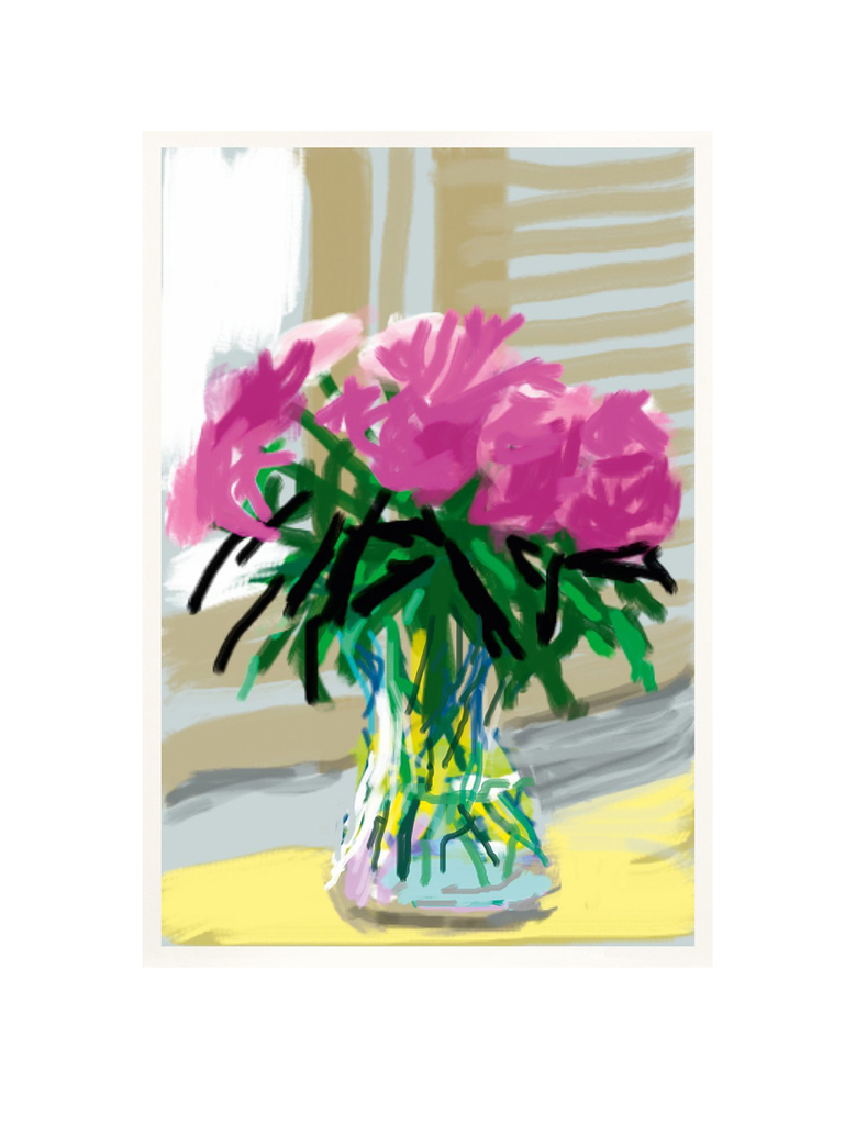 David Hockney, iPhone drawing 'No. 535', 28th June 2009, 2019