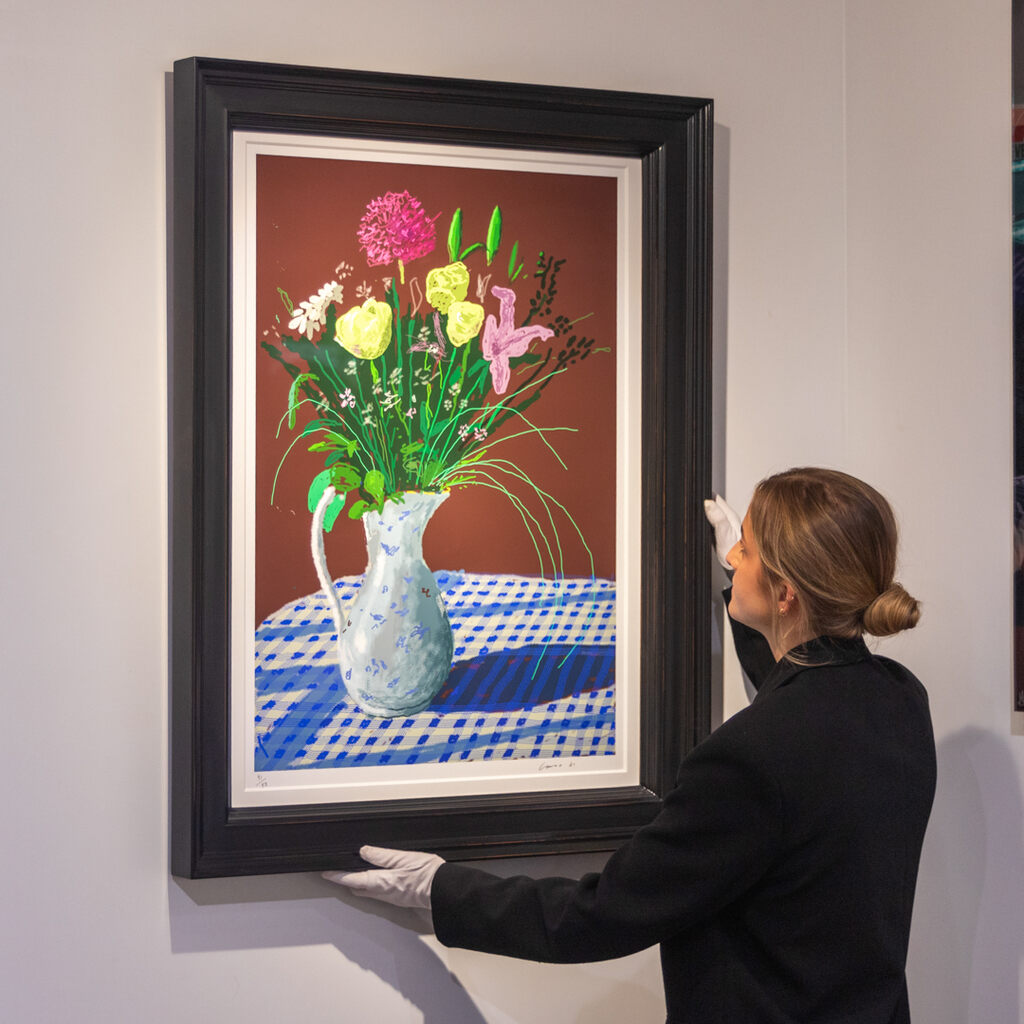 David Hockney, 20th February 2021, Jug With Flowers, 2021