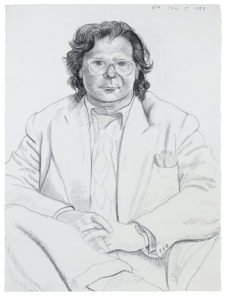 David Hockney, Jonathon Brown, Jan 2nd 1994, 1994
