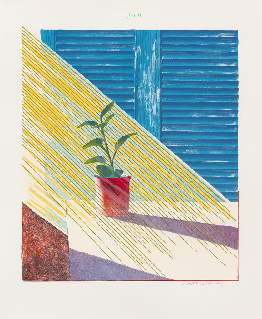 David Hockney, Sun, 1973