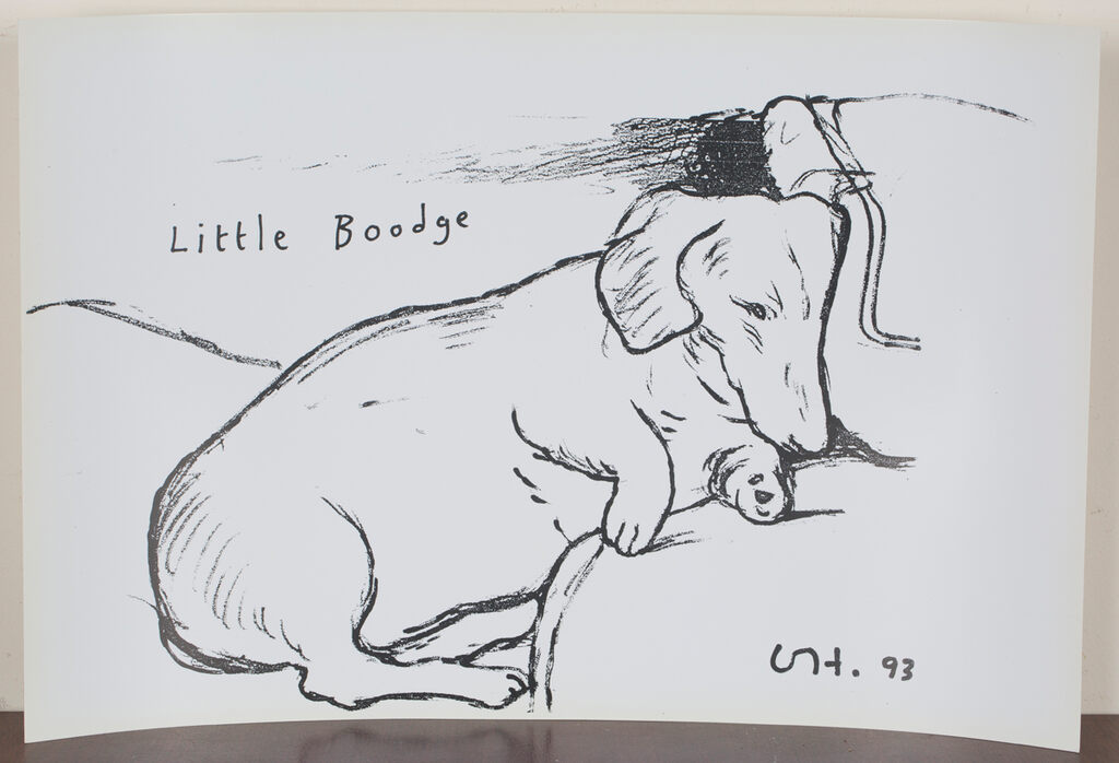 David Hockney, LITTLE BOODGE, 1993