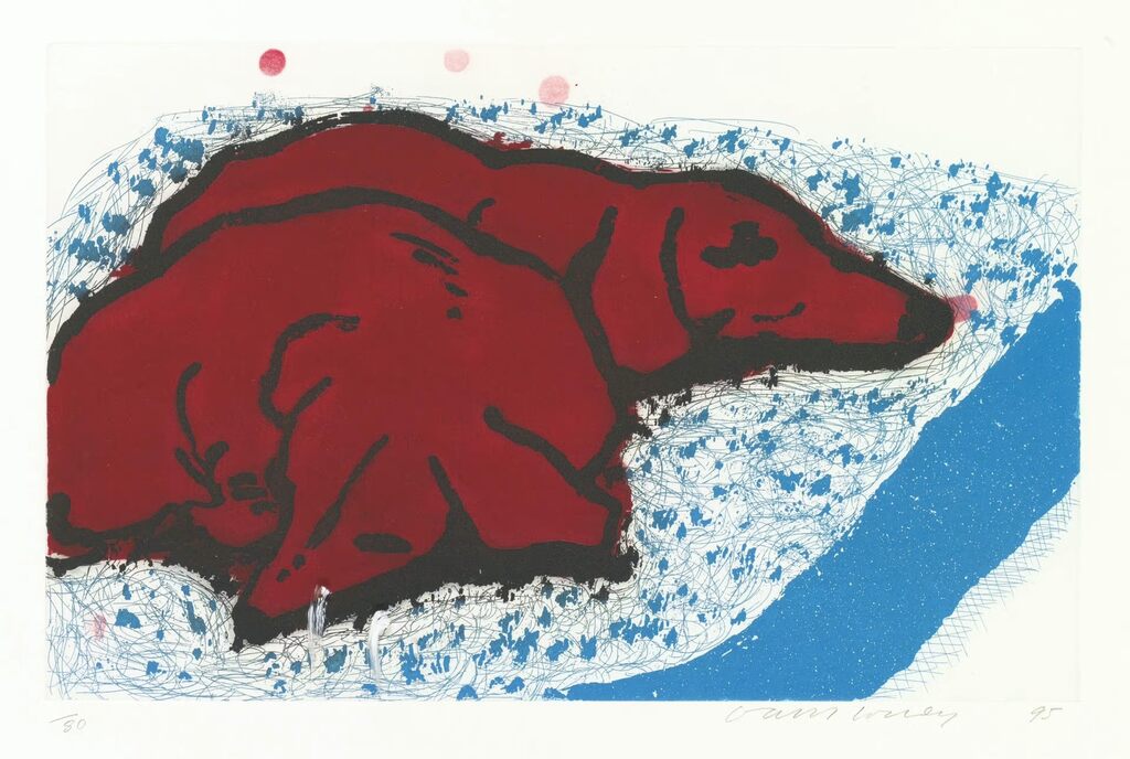 David Hockney, Small Dogs, 1995