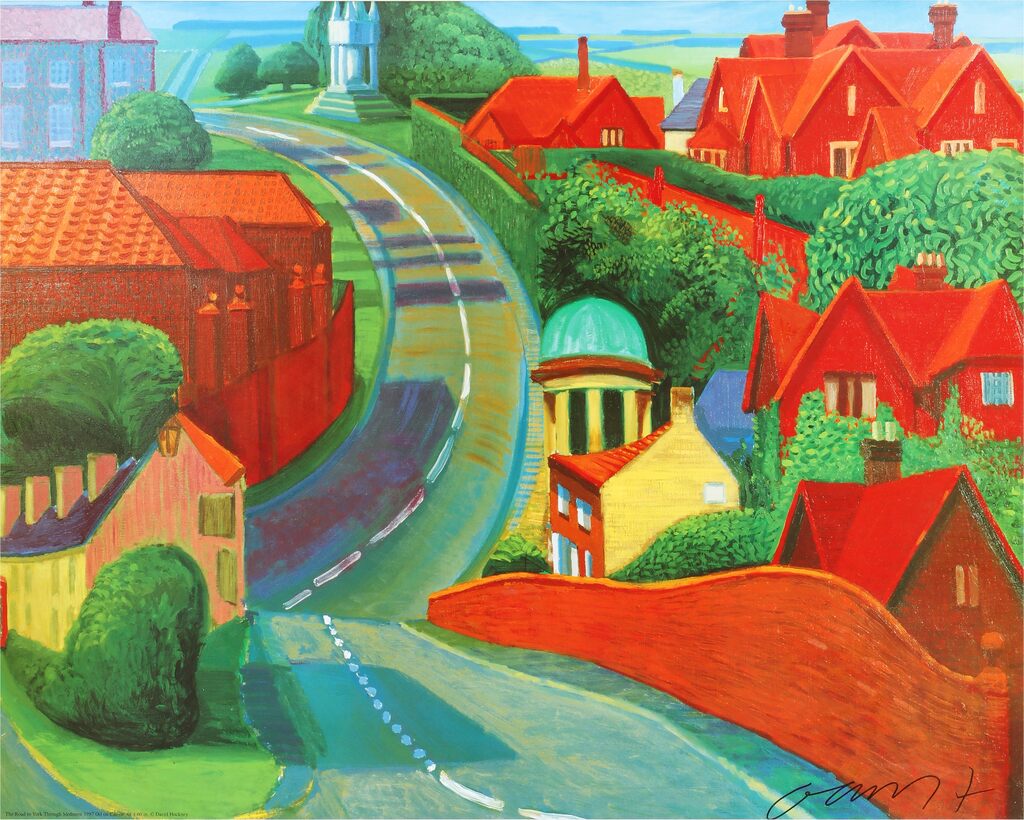 David Hockney, The Road to York Through Sledmere