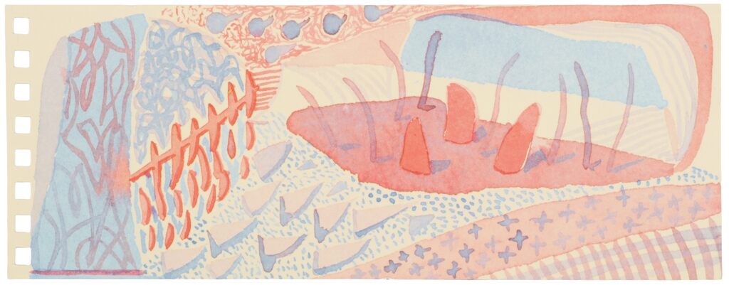 Composition Red & Blue, image 1
