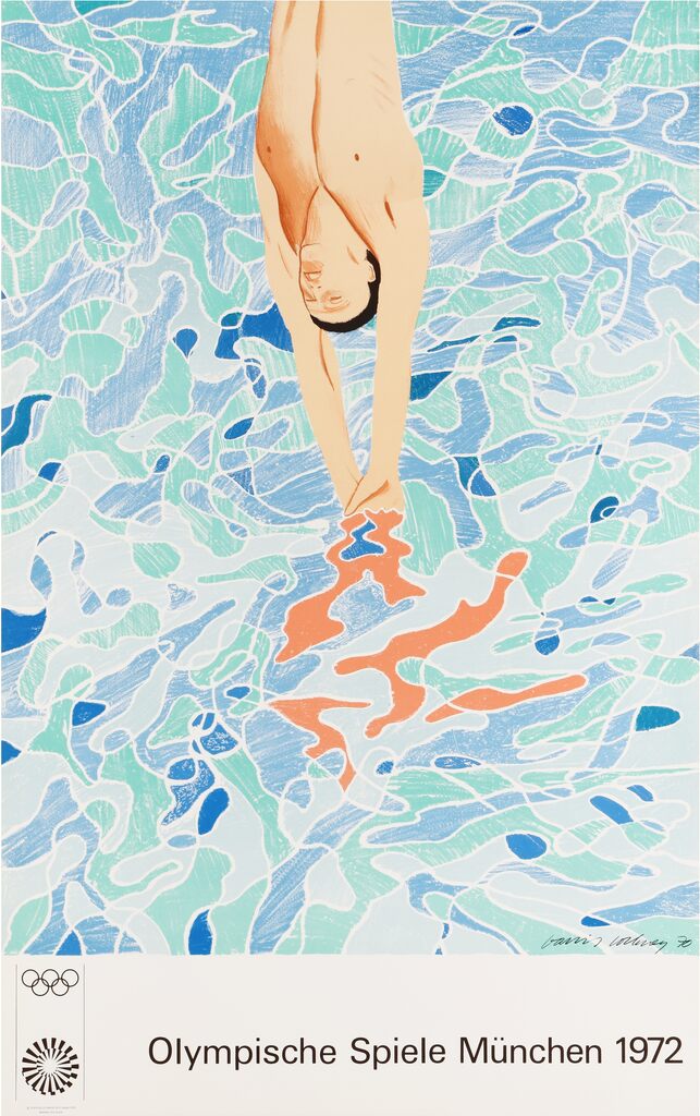 David Hockney, Olympische Spiele München [Baggot 34], 1972