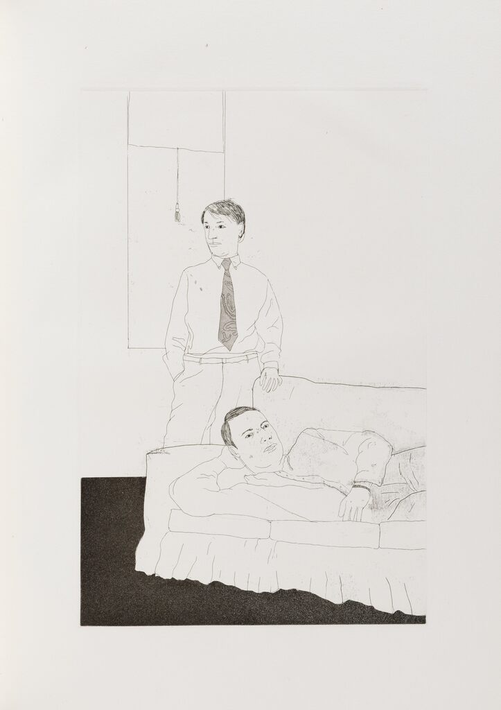 David Hockney, Illustrations for Fourteen Poems from C. P. Cavafy (Edition B) (12 works, complete portfolio), 1967