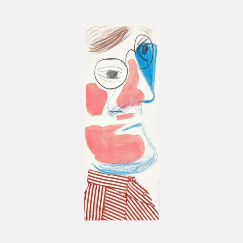 David Hockney, Self-Portrait, July 1986 (MCAT 295), 1986