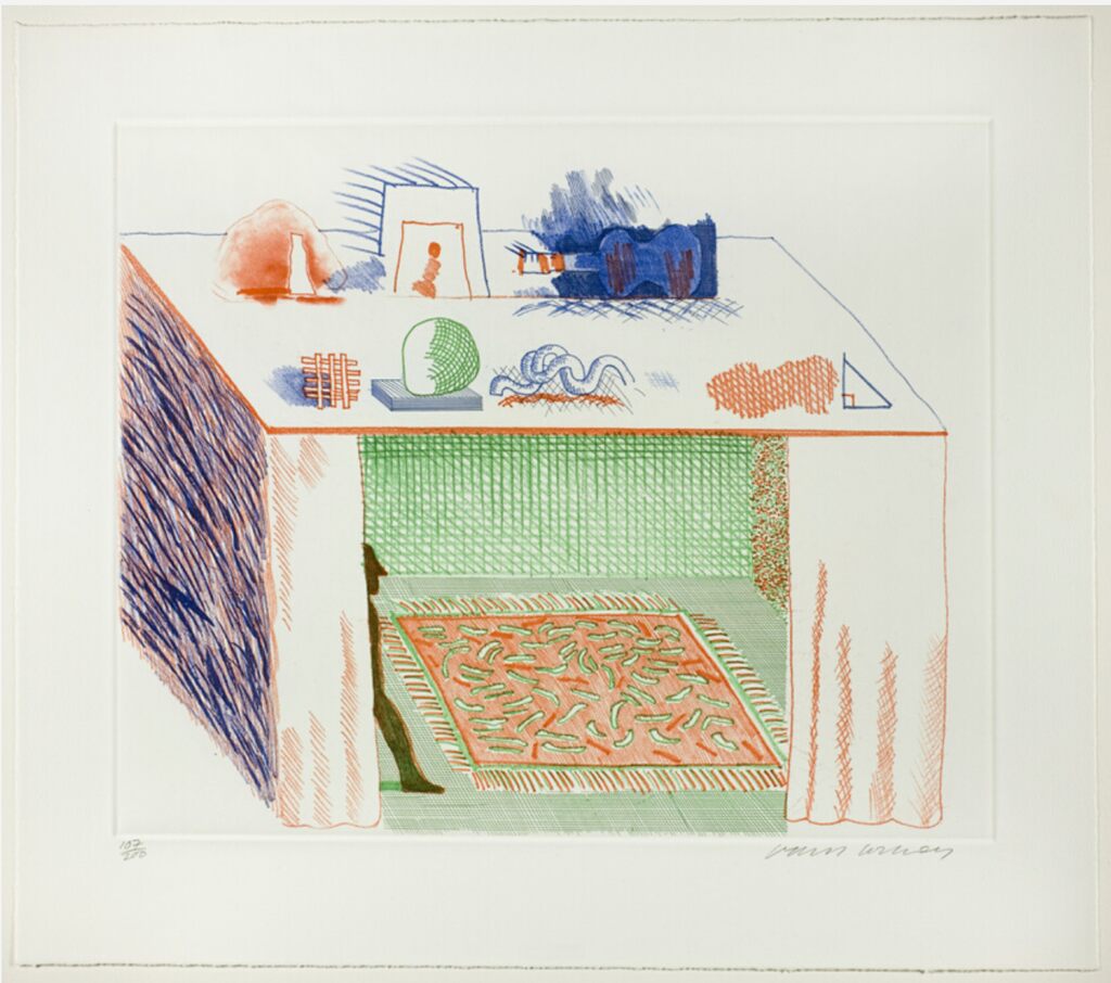 David Hockney, In a Chiaroscuro, 1976-1977