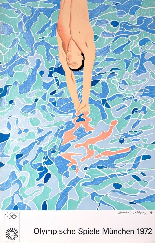 David Hockney, Original Munich Poster, 1972