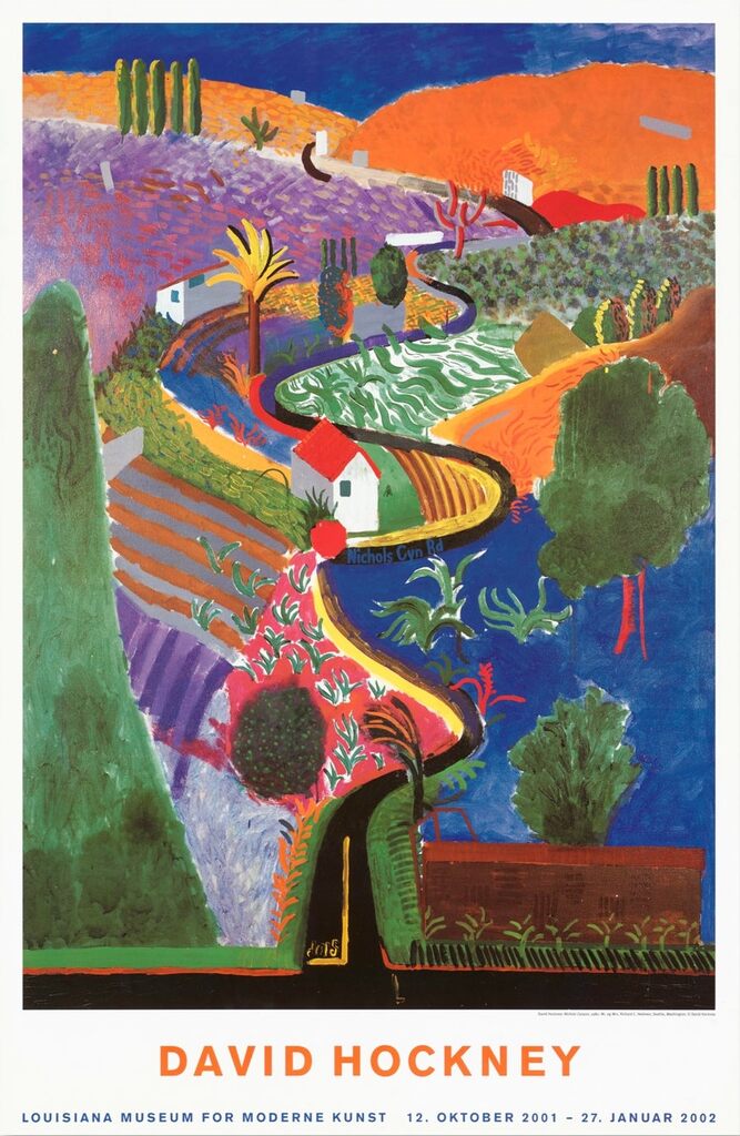 David Hockney, Nichols Canyon (1980), 2002