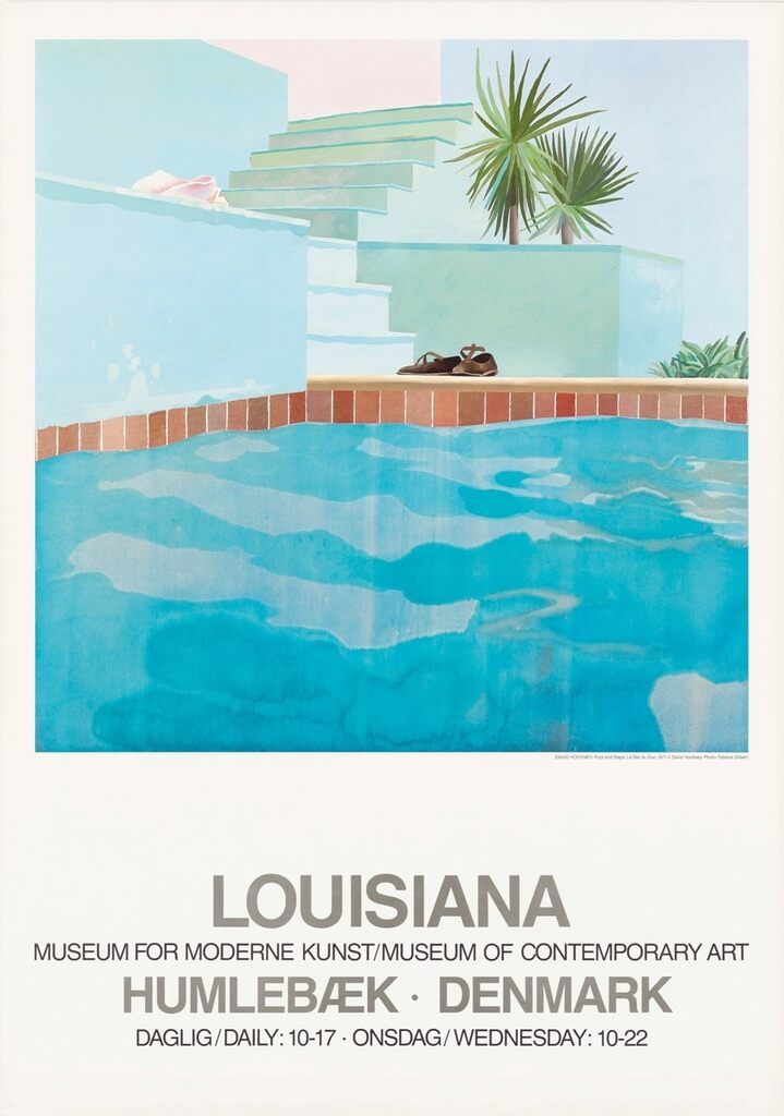 David Hockney, Pool and Steps (1971), 1971