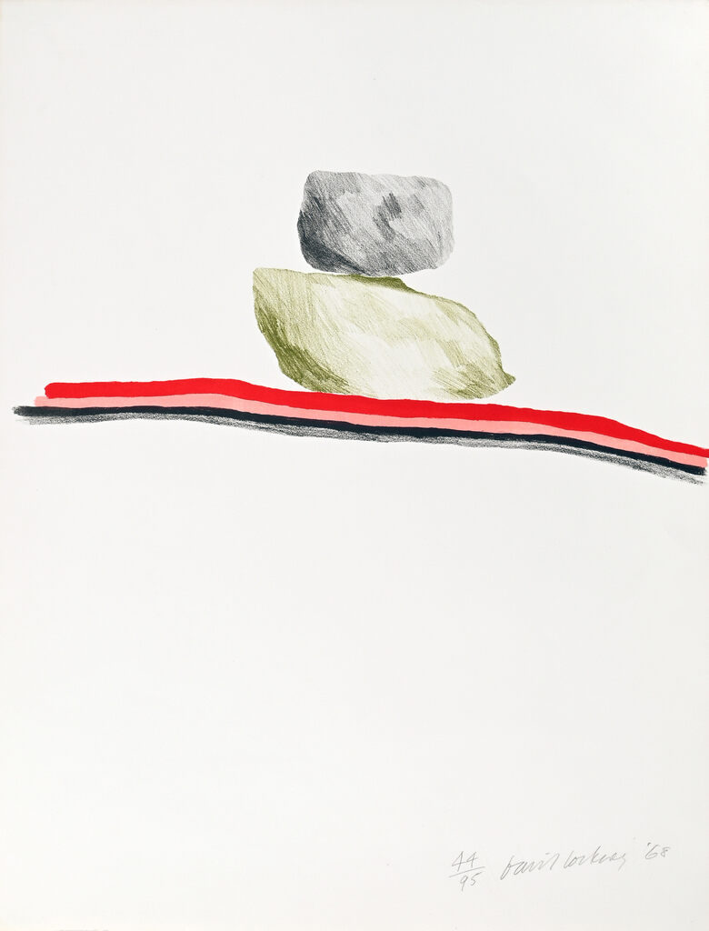 David Hockney, Rocks Nevada, 1968