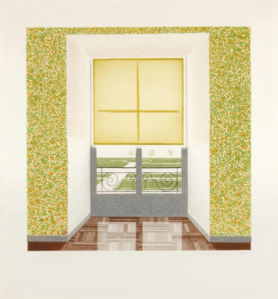 David Hockney, Contrejour In The French Style, 1974