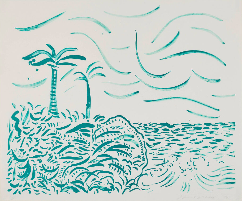 David Hockney, David Hockney Green Bora Bora, 1979