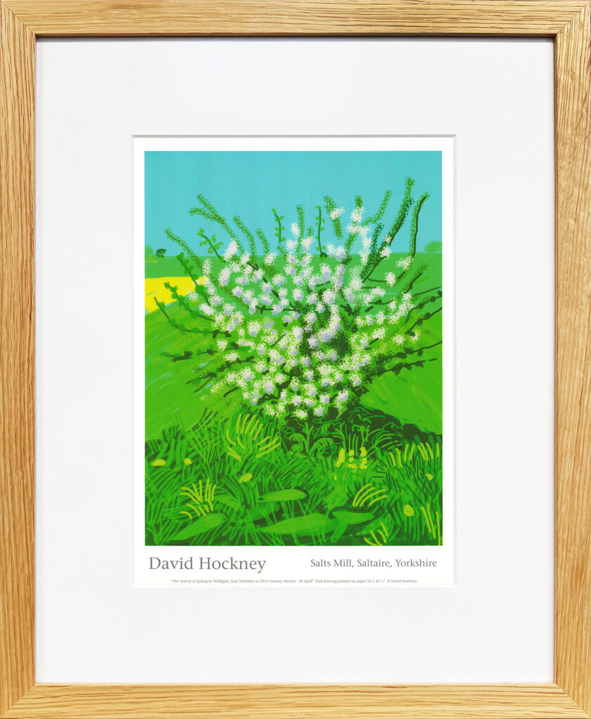David Hockney, 30th April 2011 (The Arrival of Spring), ca. 2015- Framed, 2015