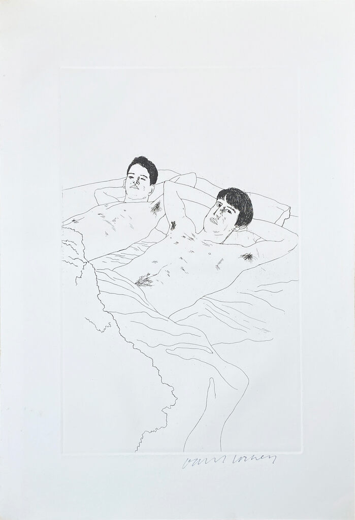 David Hockney, Illustrations for Fourteen Poems from C.P. Cavafy: In Despair, 1966