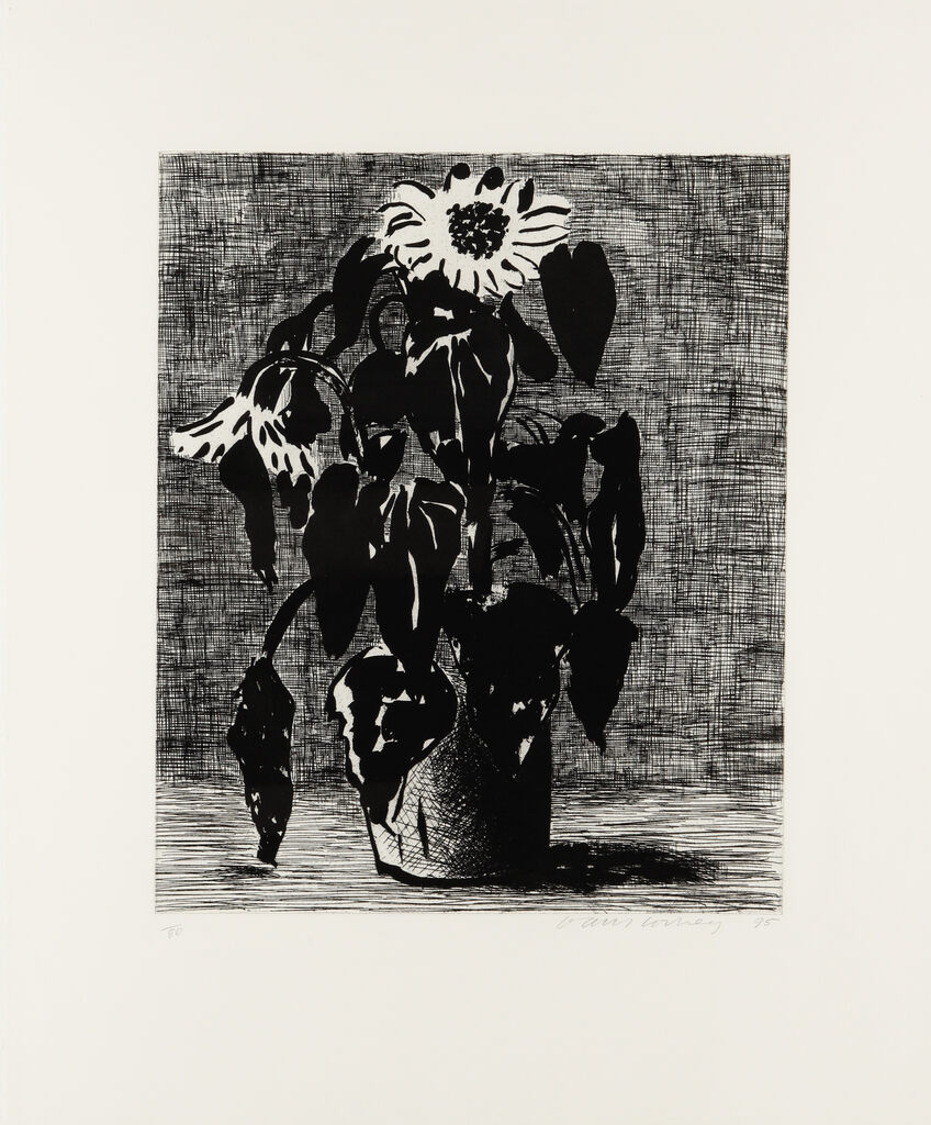 David Hockney, David Hockney Sunflower I, 1995