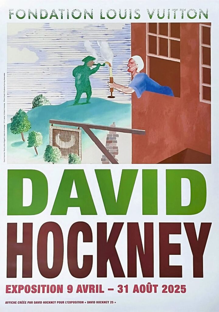David Hockney, David Hockney 25 Exhibition Louis Vuitton Foundation Poster, 2025