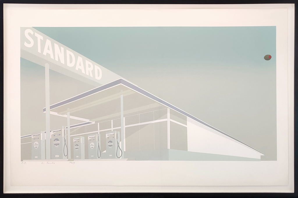 Ed Ruscha, CHEESE MOLD STANDARD WITH OLIVE, 1969