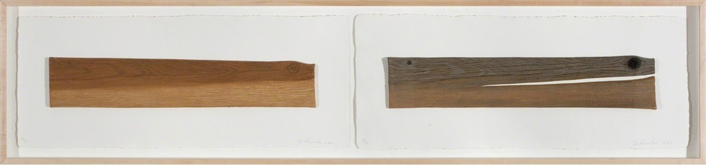 Ed Ruscha, New Wood, Old Wood, 2007