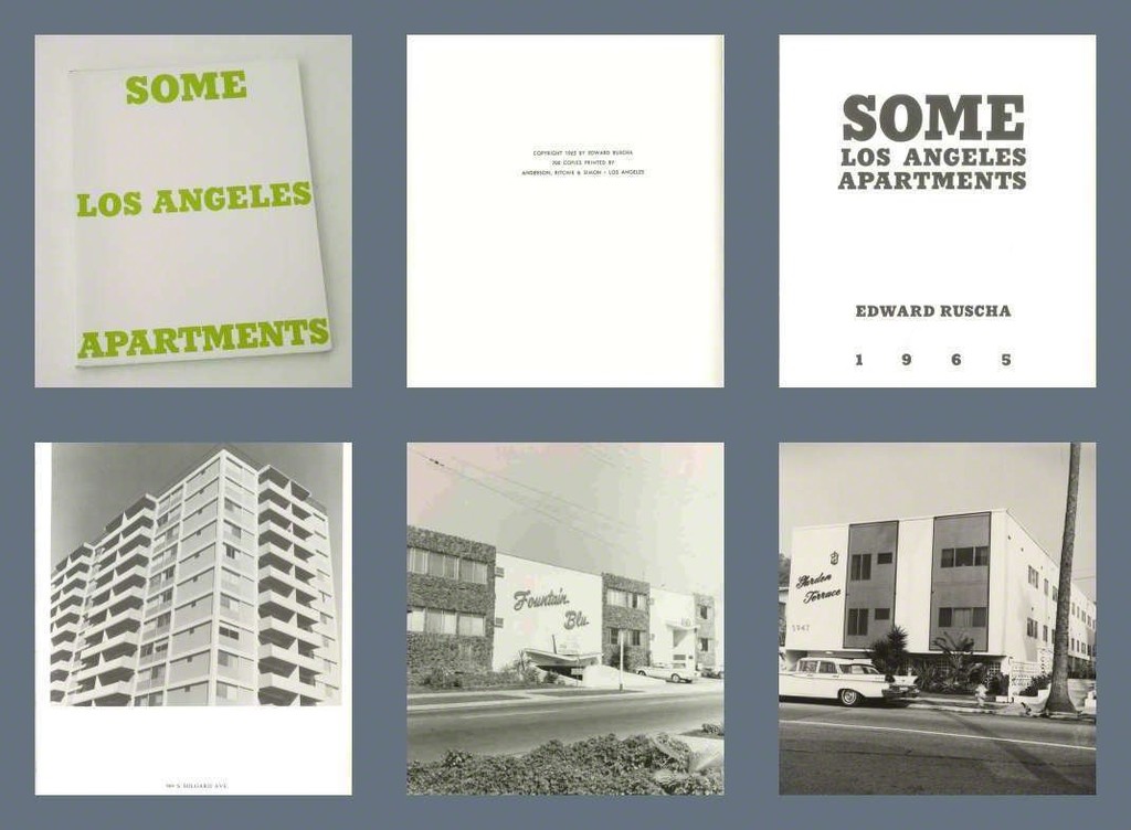 Ed Ruscha, Ed Ruscha - Some Los Angeles Apartments ( Artist Book from the mid 1960s, True First Edition - one of only 700 copies in the world.), 1965