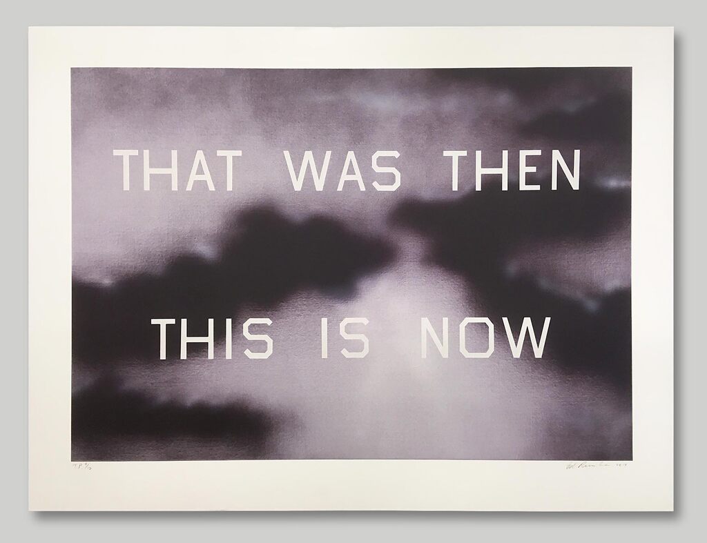 Ed Ruscha, That Was Then This Is Now, 2014