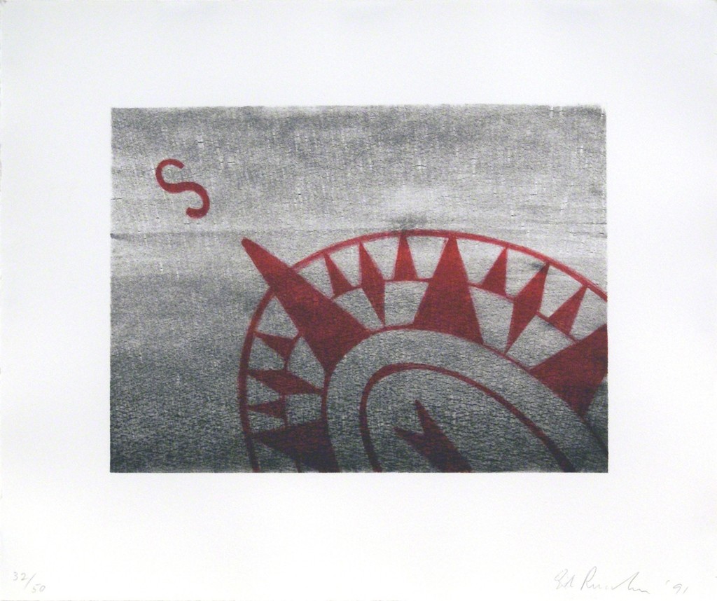 Ed Ruscha, South, 1991