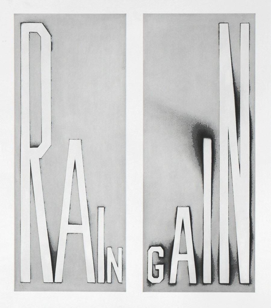 Ed Ruscha, Rain Gain, 2014
