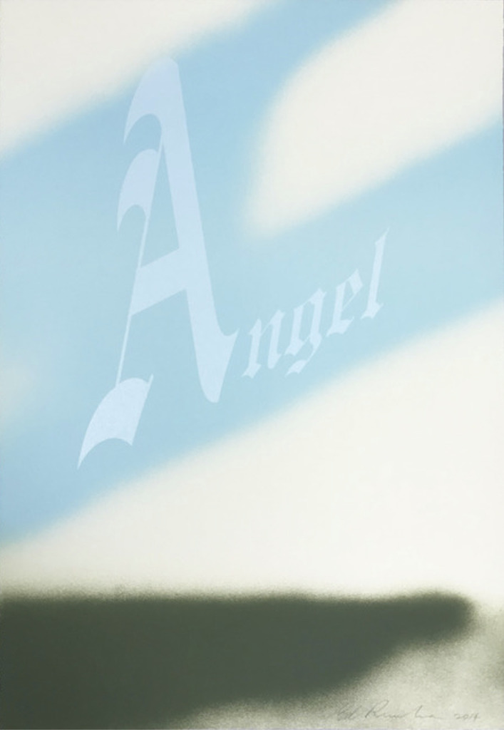 Ed Ruscha, Angel, 2014