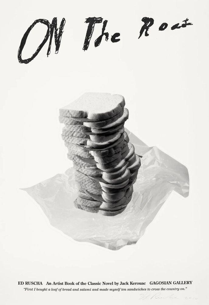 Ed Ruscha, On The Road (Sandwich), 2010