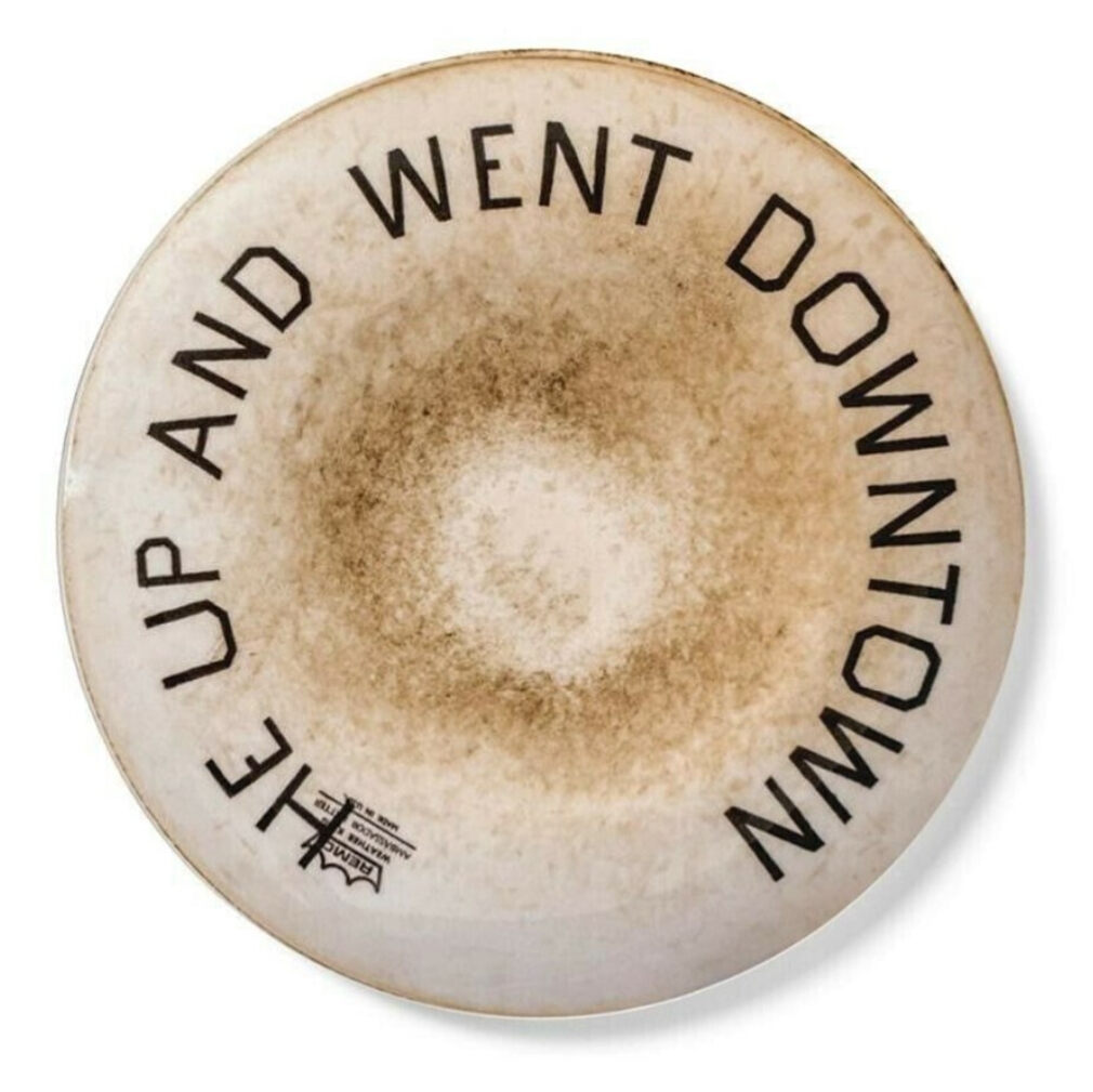 Ed Ruscha, He Up and Went Downtown, 2020