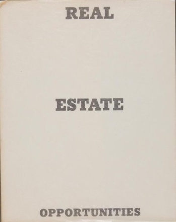 Ed Ruscha, Real Estate Opportunities, 1970