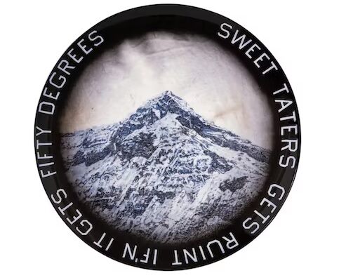 Ed Ruscha, Sweet Taters ( Plate), 2021