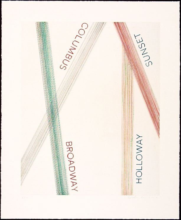 Ed Ruscha, L.A.S.F. #3, 2003