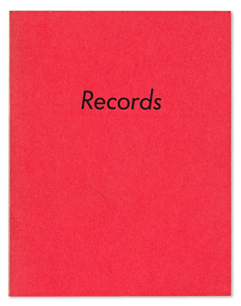 Ed Ruscha, Ed Ruscha Records 1971 (1st edition), 1971