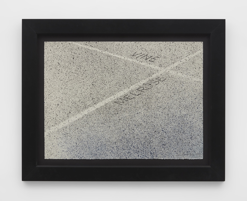 Ed Ruscha, Vine / Melrose, 1999