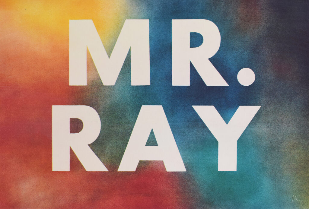 Ed Ruscha, Mr. Ray, 1975