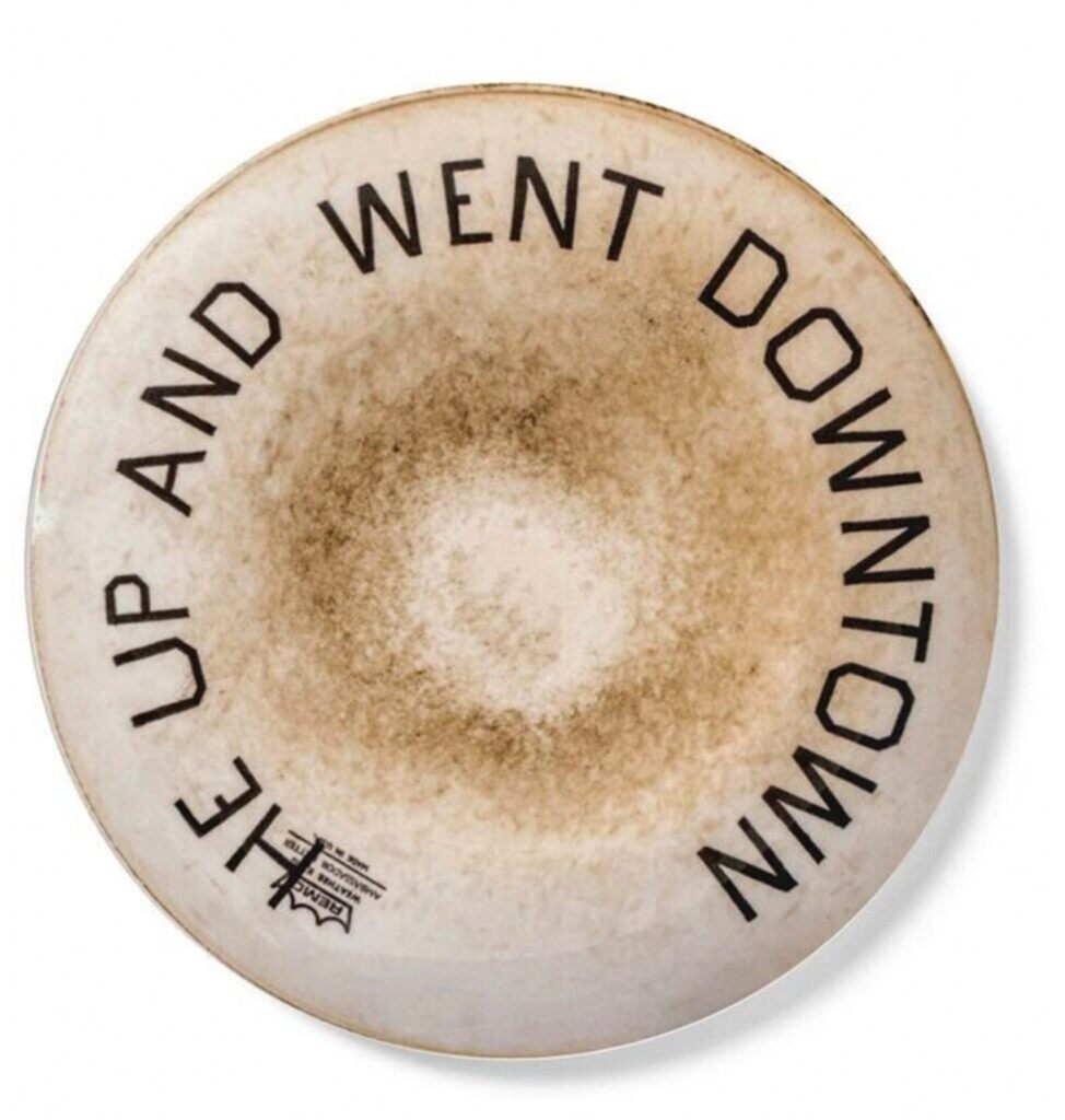 Ed Ruscha, He Up and Went Downtown, 2020