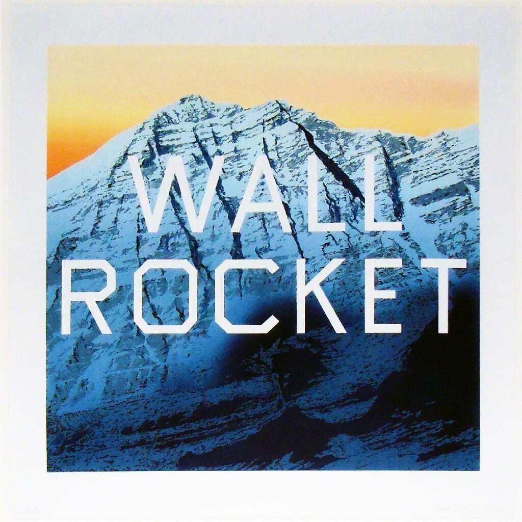 Ed Ruscha, Wall Rocket, 2013