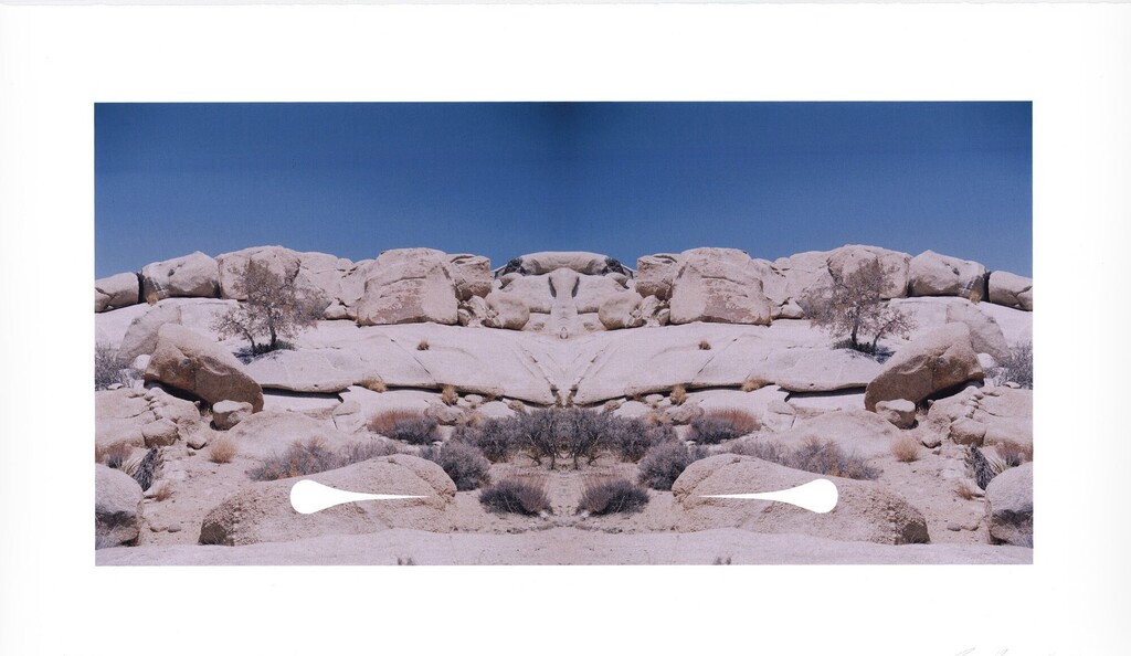 Ed Ruscha, Bow-Tie Teardrop (Bow-Tie Landscapes), 2003