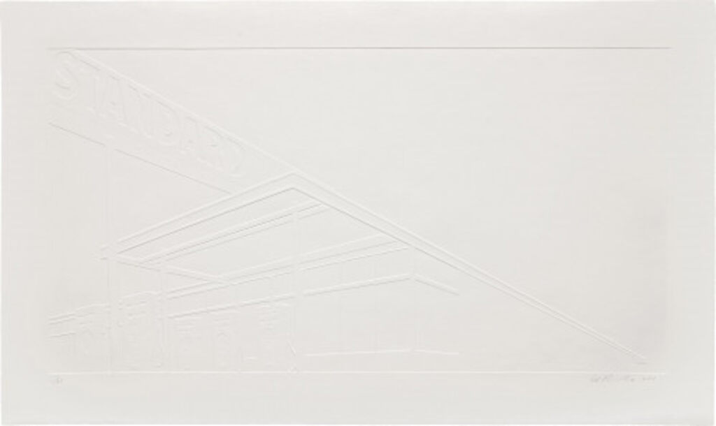 Ed Ruscha, Ghost Station, 2011