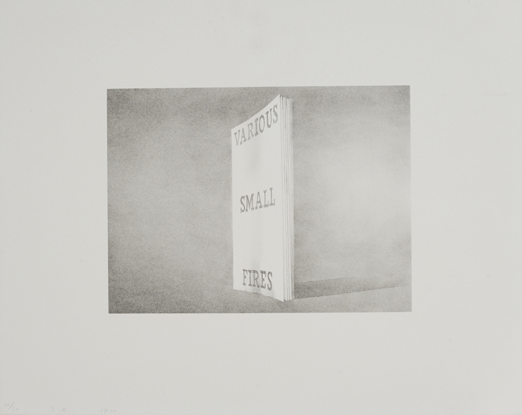 Ed Ruscha, Various Small Fires, 1970
