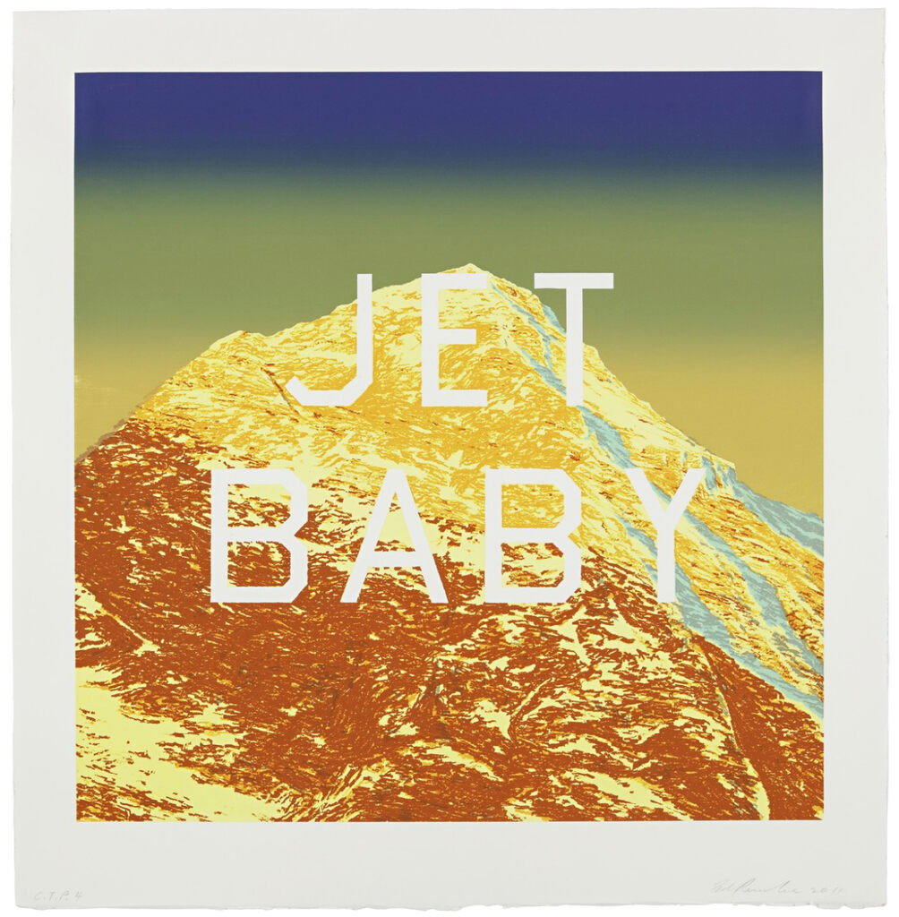 Ed Ruscha, Jet Baby, 2011