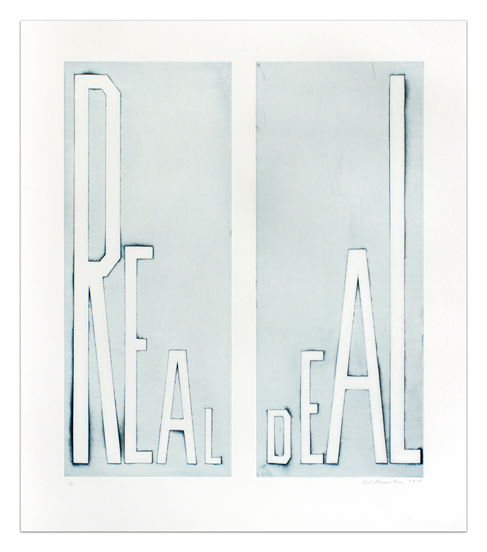 Ed Ruscha, Real Deal, 2014