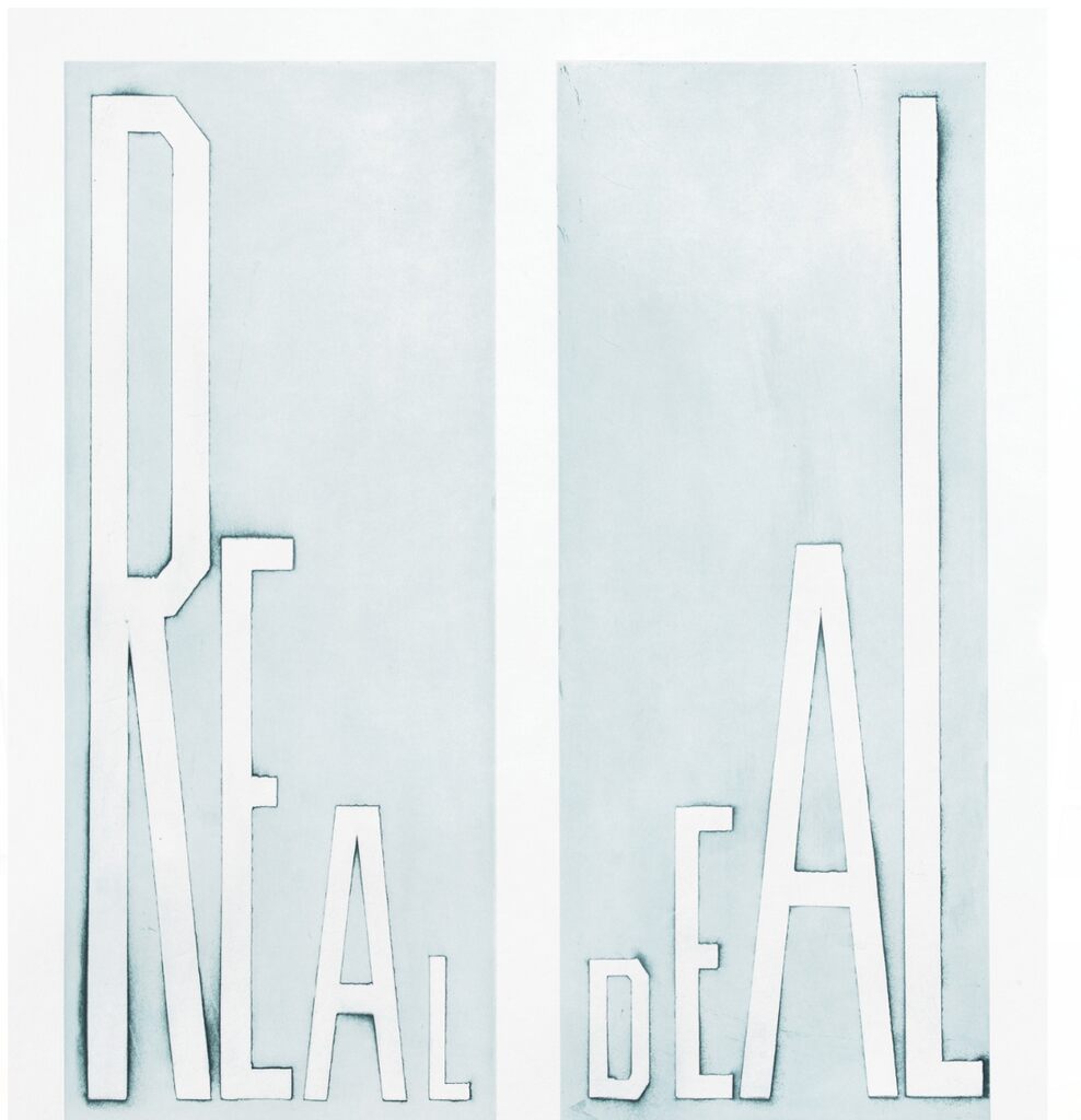 Ed Ruscha, Real Deal, 2014