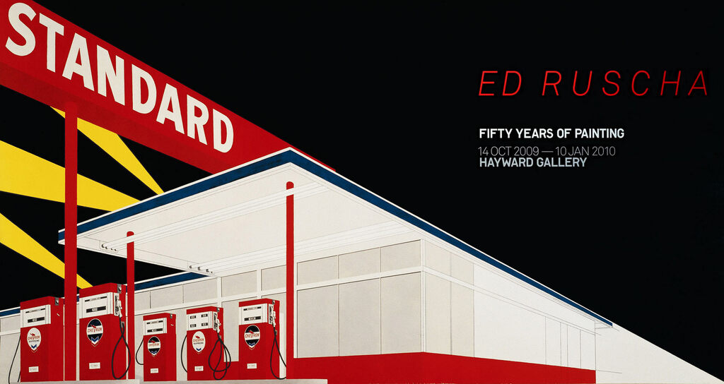 Ed Ruscha, Fifty Years of Painting - Hayward Gallery poster, 2009