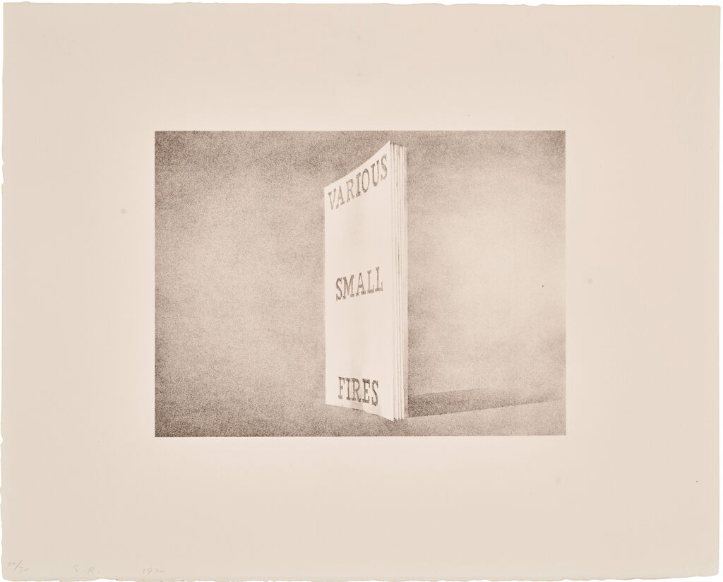 Various Small Fires, from Book Covers, image 1