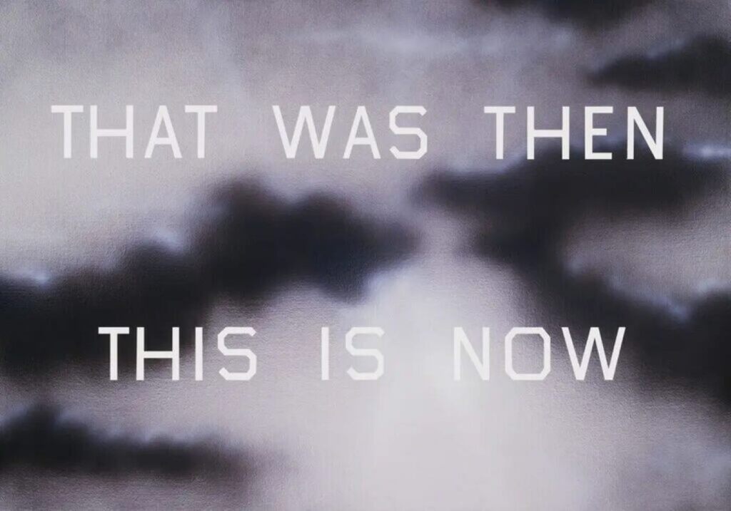 Ed Ruscha, That Was Then, This Is Now, 2014